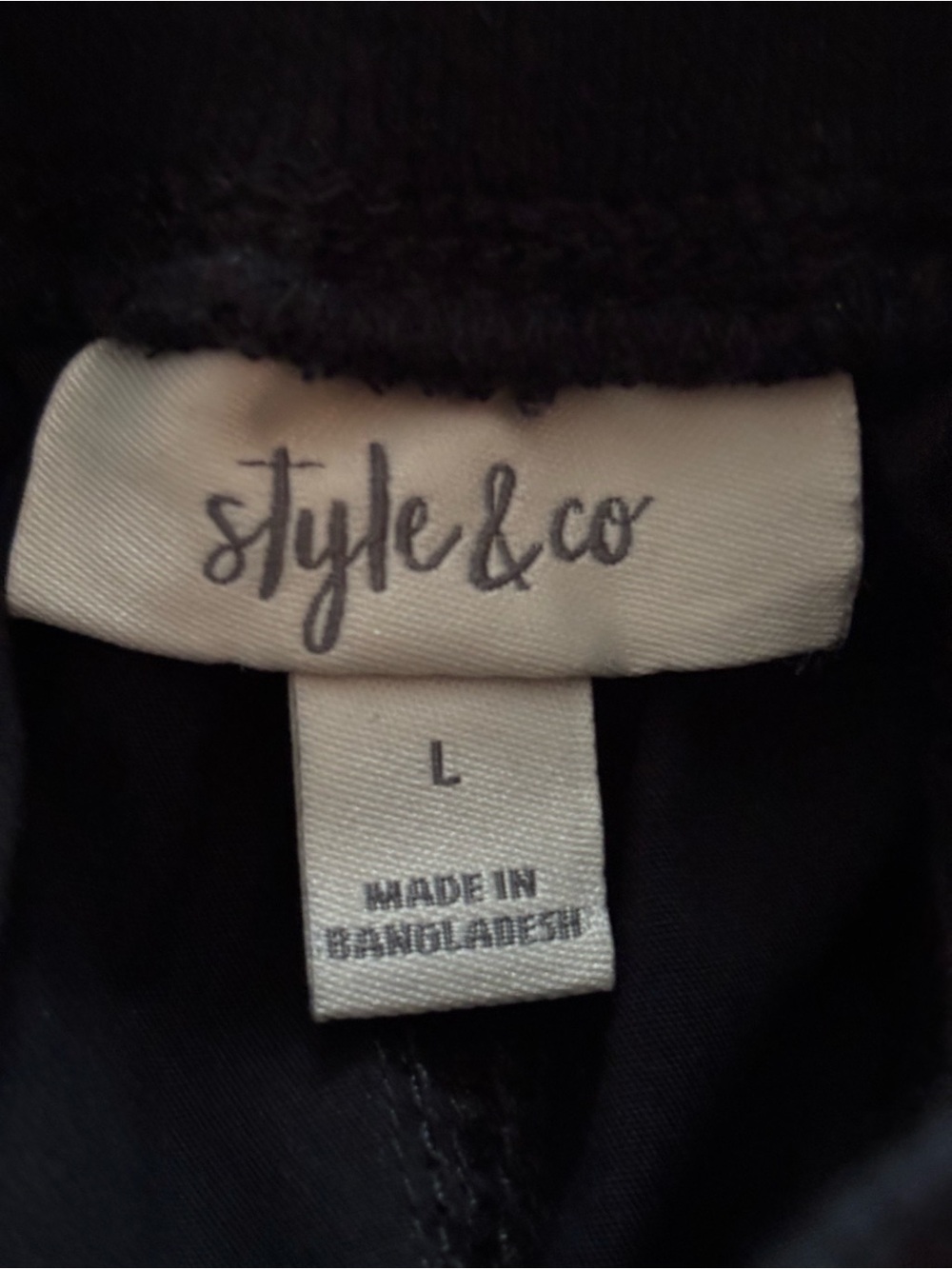 Style & Co Ankle Pant Pull On Comfort Waist Sz L - Picture 10 of 11